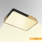 Imagen de PANEL LED 56W Calido Negro-Madera 65x43cm