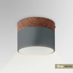 Imagen de PANEL LED 9W Neutro Gris-Madera Ø10cm