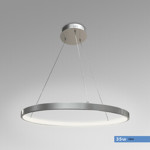 Imagen de Colgante LED Serena Single 35W Frio Nickel Ø60 100cm h