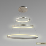 Imagen de Colgante LED Serena Tryo 92W Neutro Nickel Ø80/Ø60/Ø40 100cm h