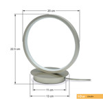 Imagen de LAMPARA LED Serena O 10W Calida Nickel 20x13x22.5cm