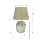 Imagen de LAMPARA Toscana Chica E14 Beige con Pantalla