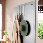 Imagen de GANCHOS "S" p/puerta Schnook x3 Niquel/Negro 23x10x21cm UMBRA