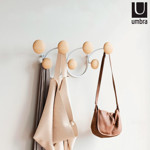 Imagen de PERCHERO Dotsy 7 Ganchos Bco/Natural UMBRA 43.2x10.5x17.2cm