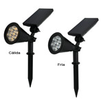 Imagen de Spot LED 7w Pincho c/Panel Solar y Fotocelula Calido/Frio