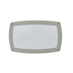 Imagen de TORTUGA Lisa 1xE27 Rectangular Aluminio 29x18x9cm H