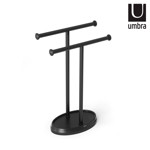 Imagen de TOALLERO de mesa Negro Doble UMBRA 11x26.5x9.5cm