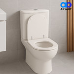 Imagen de TAPA WC Hueso Madera Laqueada Herraje Metal Riviera