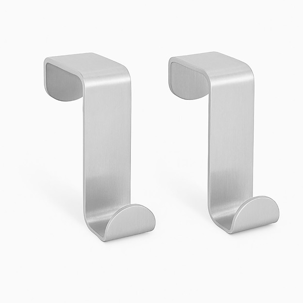 Imagen de Perchero Acero para Puerta Set x2