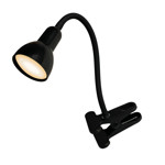 Imagen de LAMPARA LED Pinza 5w Calida Flexible Negro