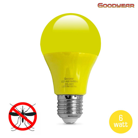 Imagen de LÁMPARA LED Bulbo 6w E27 Anti Insectos Goodyear