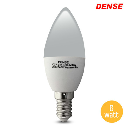 Imagen de LÁMPARA LED Vela 6w E14 Cálida Dense