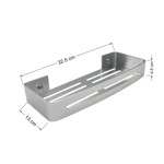 Imagen de REPISA Simple Toronto Aluminio Natural 32.5x13x4.5cm