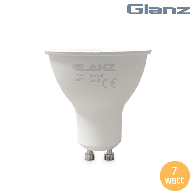 Imagen de LÁMPARA LED Dicroica GU10 7w Cálida Glanz