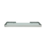 Imagen de REPISA Toronto Aluminio Natural Vidrio 51x12x3cm