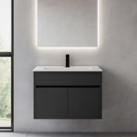 Imagen de M.Baño p/Colgar Dubai Gris c/Bacha Recta 61cm