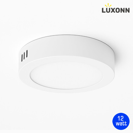 Imagen de PANEL LED Redondo Blanco 12w Frío Ø16cm Luxonn
