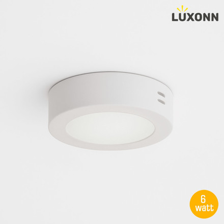 Imagen de PANEL LED Redondo Blanco 6w Cálido Ø11.2/2.2cm H Luxonn