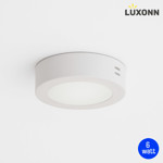 Imagen de PANEL LED Redondo Blanco 6w Frío Ø11.2cm Luxonn