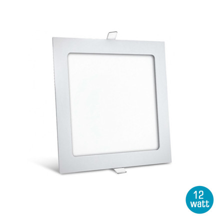 Imagen de PANEL LED Embutir Cuadrado Blanco 12w Neutro SALDO