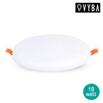 Imagen de PANEL LED Embutir Redondo Blanco 18w Neutro Ø12cm VYBA