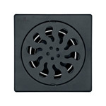 Imagen de REJILLA Negra 15x15 Acero Sifonada