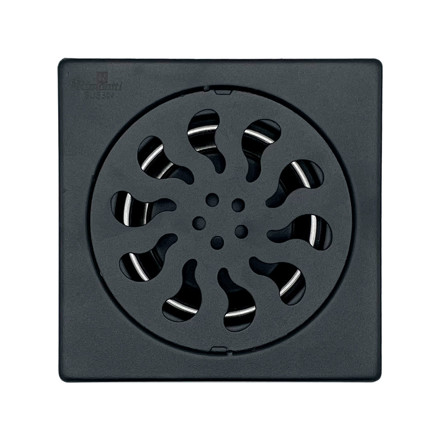 Imagen de REJILLA Negra 15x15 Acero Sifonada