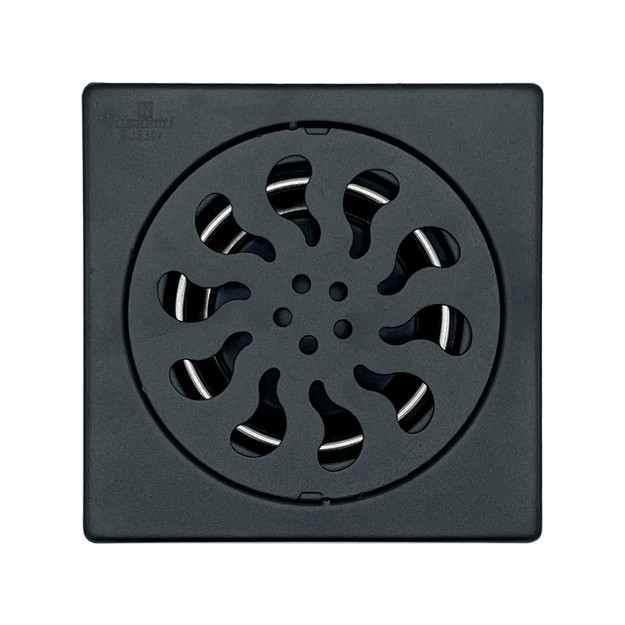 Imagen de REJILLA Negra 15x15 Acero Sifonada