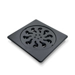 Imagen de REJILLA Negra 15x15 Acero Sifonada