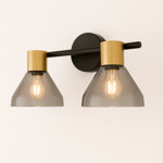 Imagen de Spot BARDOT 2 Luces E14 Oro con Tulipa