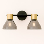 Imagen de Spot BARDOT 2 Luces E14 Oro con Tulipa
