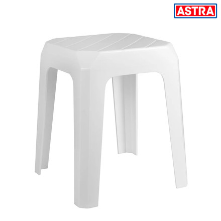 Imagen de BANQUETA Blanca Astra 34x34x41.3cm H