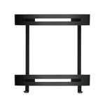 Imagen de REPISA Doble Toronto Aluminio Negro 32x12.5x35cm