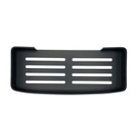 Imagen de REPISA Simple Toronto Aluminio Negra 32x12.5x4.5cm