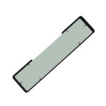 Imagen de REPISA Toronto Aluminio Negra Vidrio 51x12x3cm