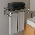 Imagen de TOALLERO Repisa Hotelero Acero 53.5x19x30cm Prof.