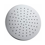 Imagen de ROSETON Redondo Cromo c/Rótula 20cm Ø Plástico/Silicona