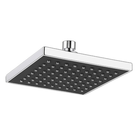 Imagen de ROSETON Cuadrado Cromo c/Rotula 20x20cm Abs/Silicona