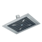 Imagen de ROSETON Rectangular Lena c/Rótula 22X19cm Plástico/Silicona