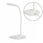 Imagen de LAMPARA de Escritorio Recargable Led 4.6w Blanca Tacti Luz Fria