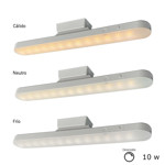 Imagen de LAMPARA Led Multiuso Recargable Blanca 10w Luz Variable c/Iman y Control