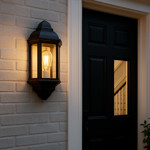 Imagen de FAROL Pared Aluminio y vidr. 3 Caras 17x35cm h