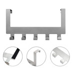 Imagen de Perchero Acero para Puerta 5 Ganchos 30*4.5prf./15cm H
