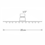 Imagen de ROSETON Redonda Acero Chiara Ø20cm