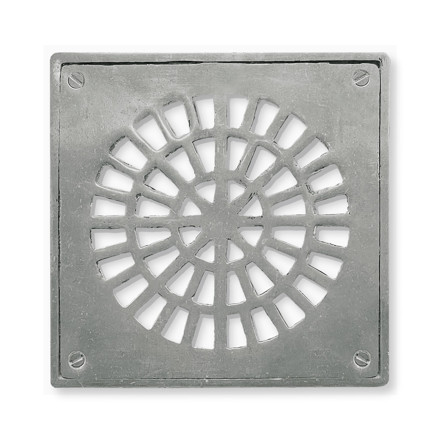 Imagen de REJILLA c/Marco 15x15cm Bronce Cromada Inyectada
