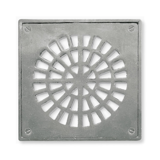 Imagen de REJILLA c/Marco 15x15cm Bronce Cromada Inyectada