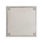 Imagen de REJILLA Ciega c/Marco 10x10 Bronce Cromada