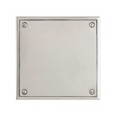 Imagen de REJILLA Ciega c/Marco 10x10 Bronce Cromada
