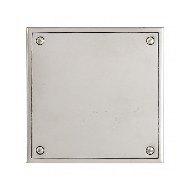 Imagen de REJILLA Ciega c/Marco 10x10 Bronce Cromada