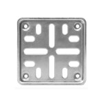 Imagen de REJILLA Reposicion Acero Inox. Pulido 8x8cm